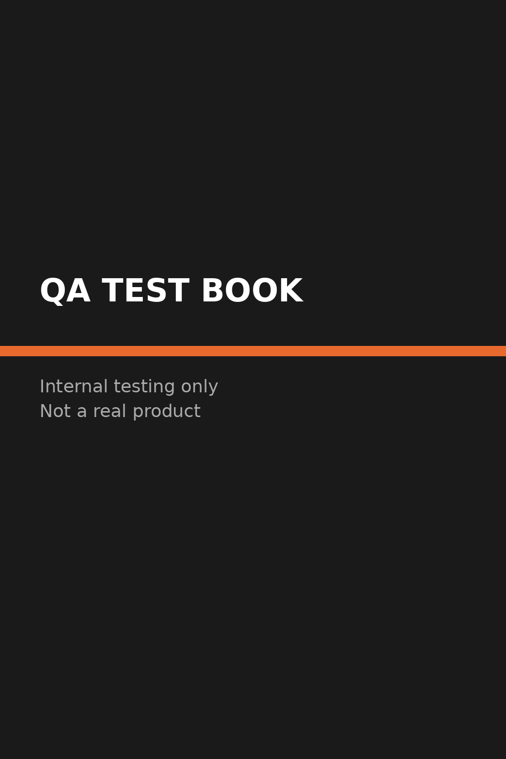 🧪 ทดสอบระบบ — ไม่ใช่หนังสือขายจริง (QA Test)