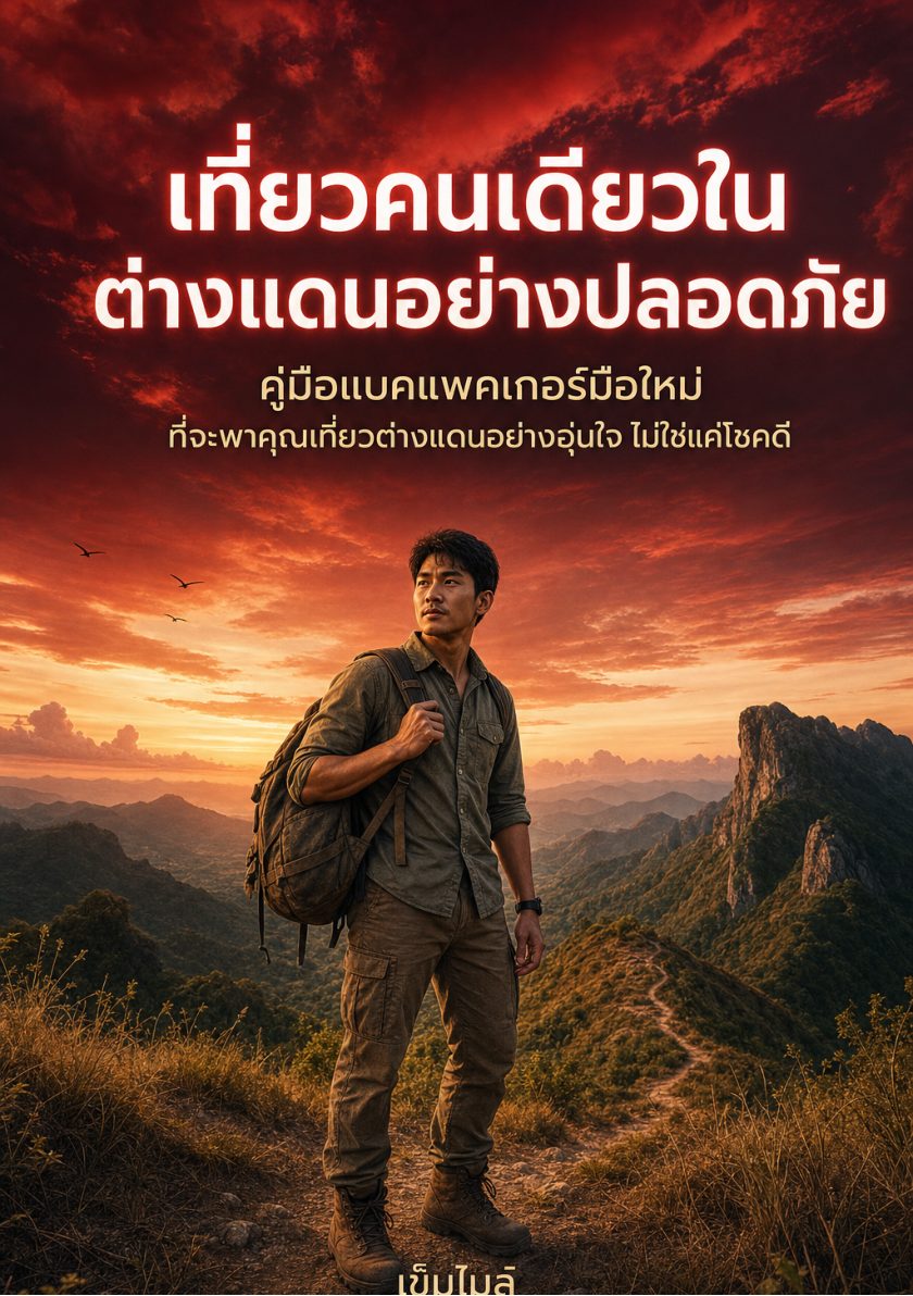 เที่ยวคนเดียวในต่างแดนอย่างปลอดภัย — หน้าตัวอย่าง 1