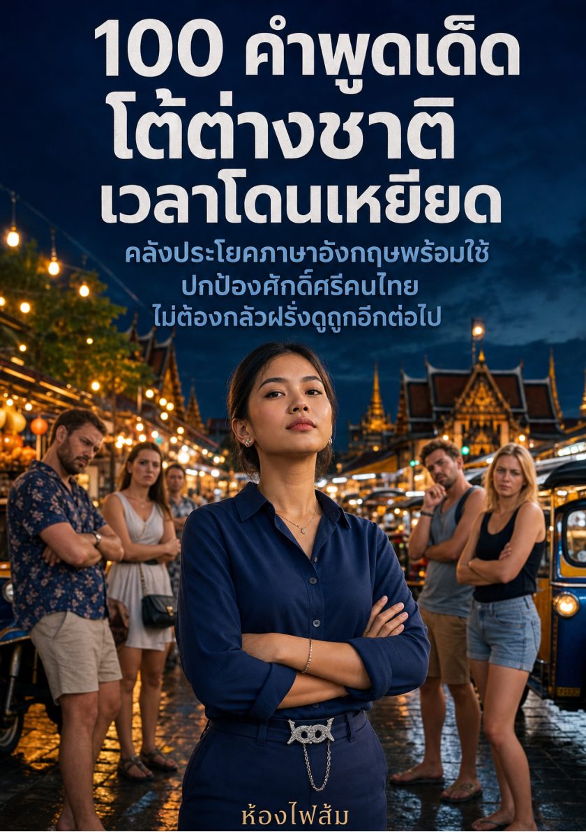 100 คำพูดเด็ด โต้ต่างชาติ เวลาโดนเหยียด — หน้าตัวอย่าง 1